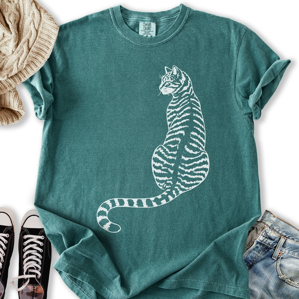 Minimal Tabby Cat T-Shirt