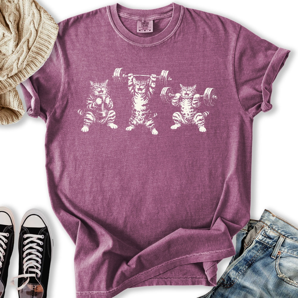 Three Cat Workout T-Shirt