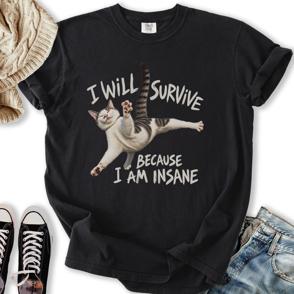 I Will Survive Cat Relaxed Tee