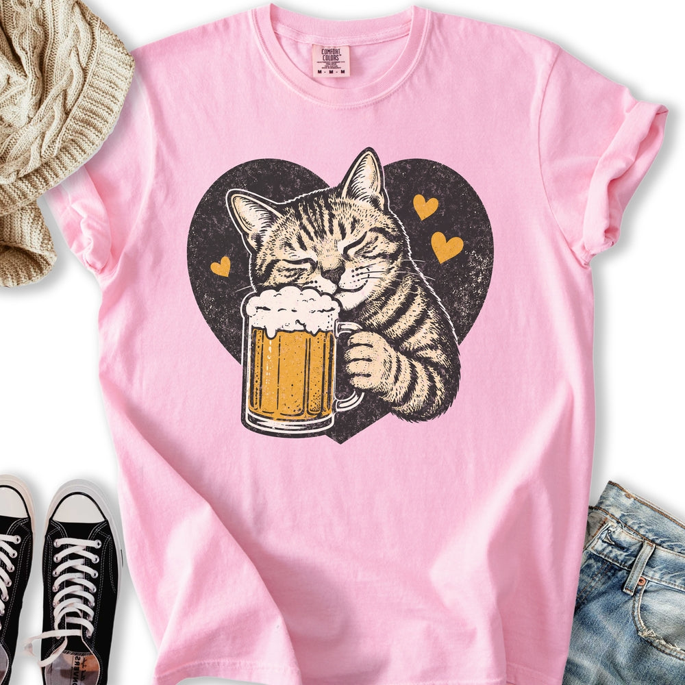 Beer Lovin Cat T-Shirt
