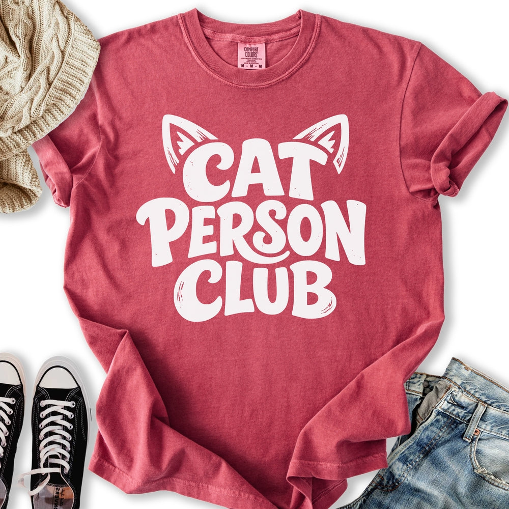 Cat Person Club T-Shirt