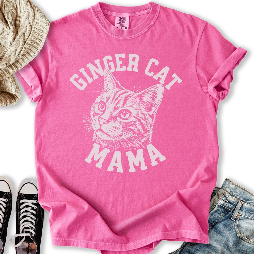 Ginger Cat Mama T-Shirt