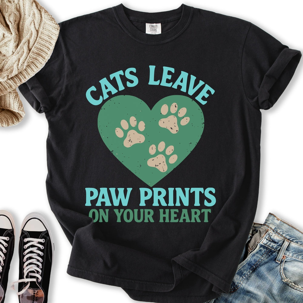 Pawprints On Your Heart T-shirt