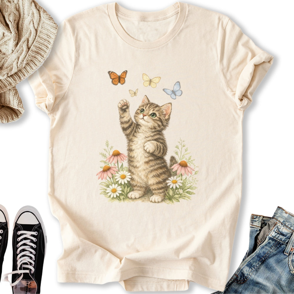 Vintage Garden Kitten Classic Tee