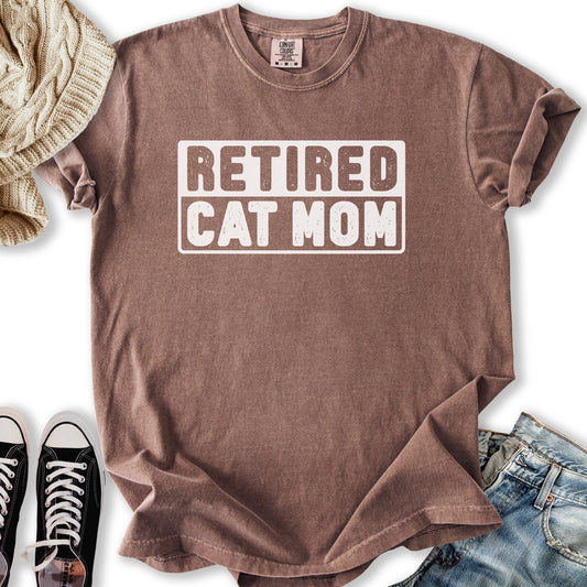 Retired Cat Mom T-Shirt
