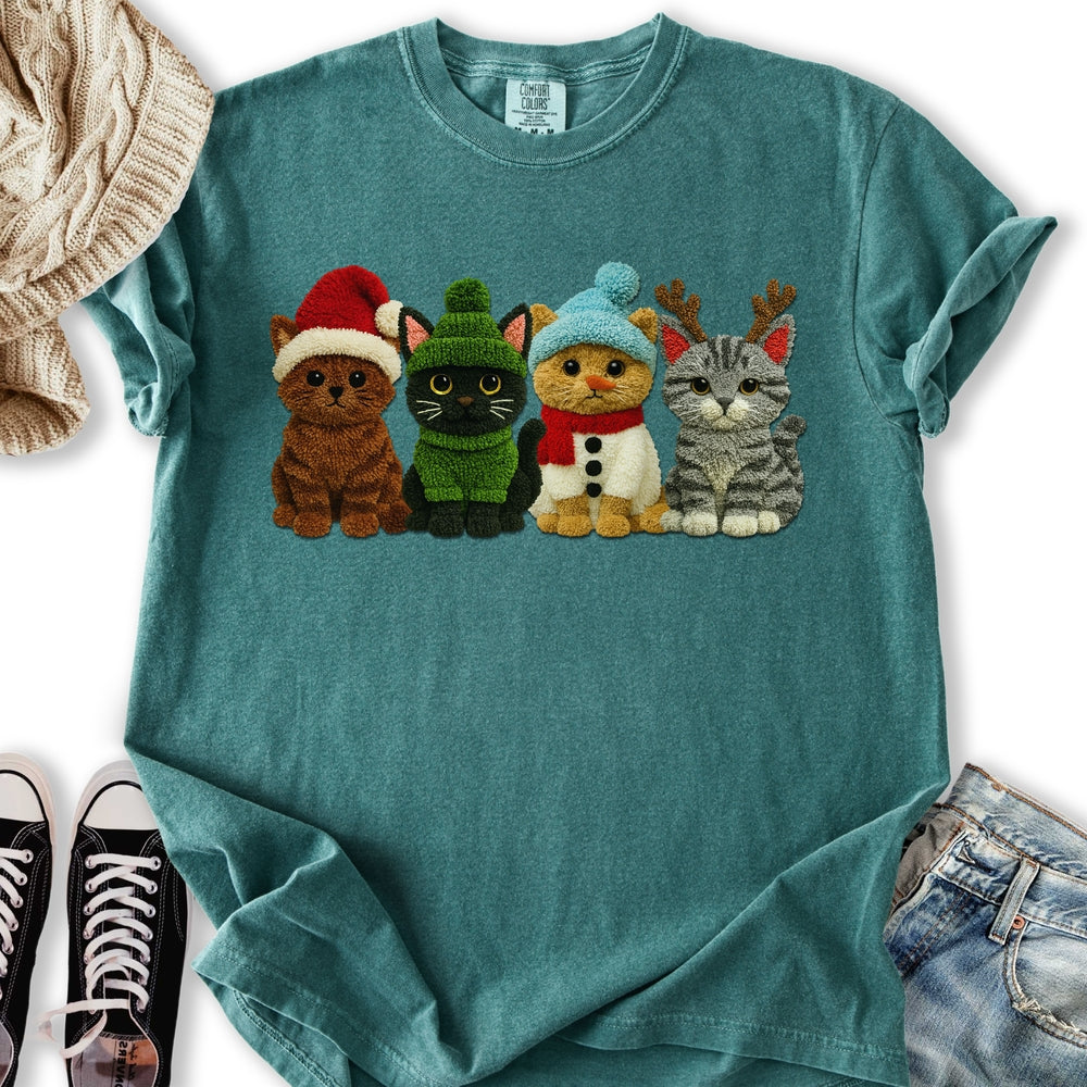 Holiday Yarn Cats T-Shirt