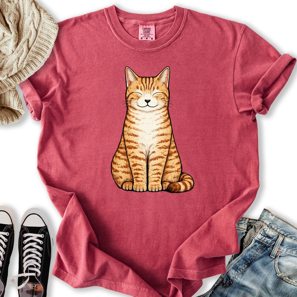 Smiling Orange Cat T-Shirt