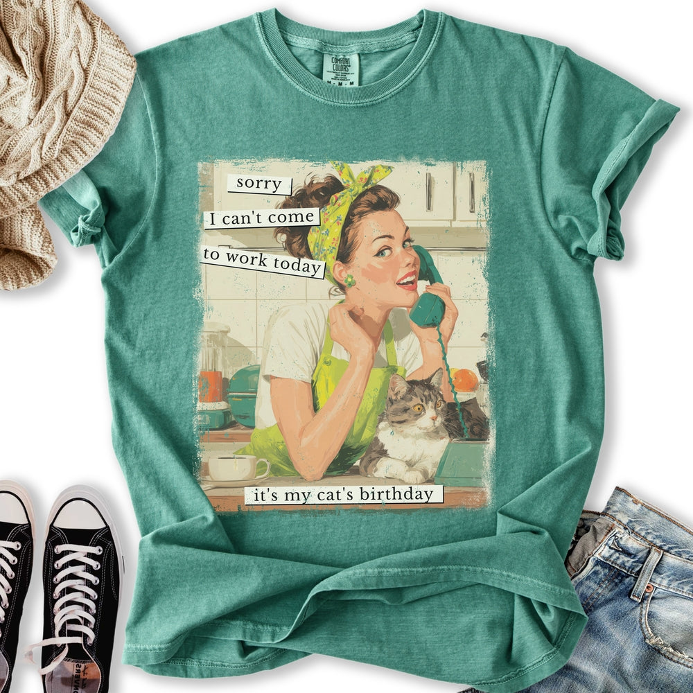Sorry It's My Cats Birthday T-Shirt