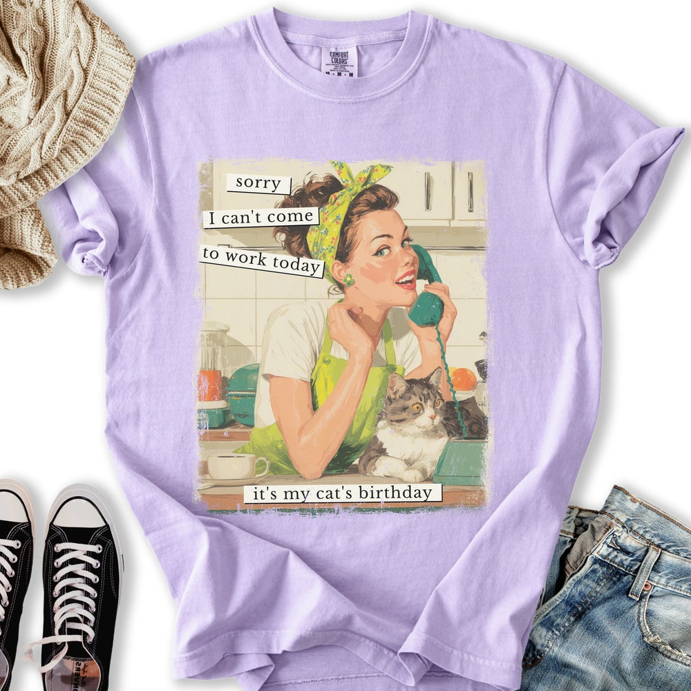 Sorry It's My Cats Birthday T-Shirt