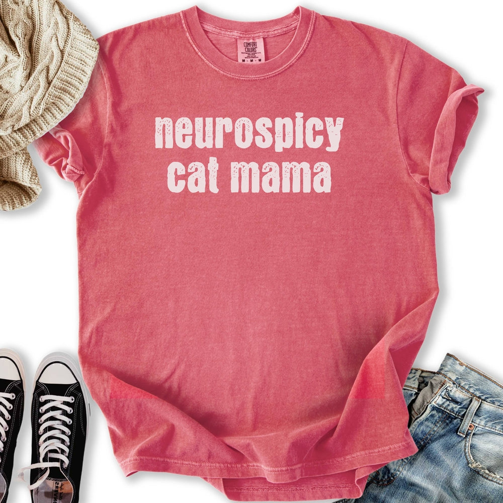 Neurospicy Cat Mama Relaxed Tee