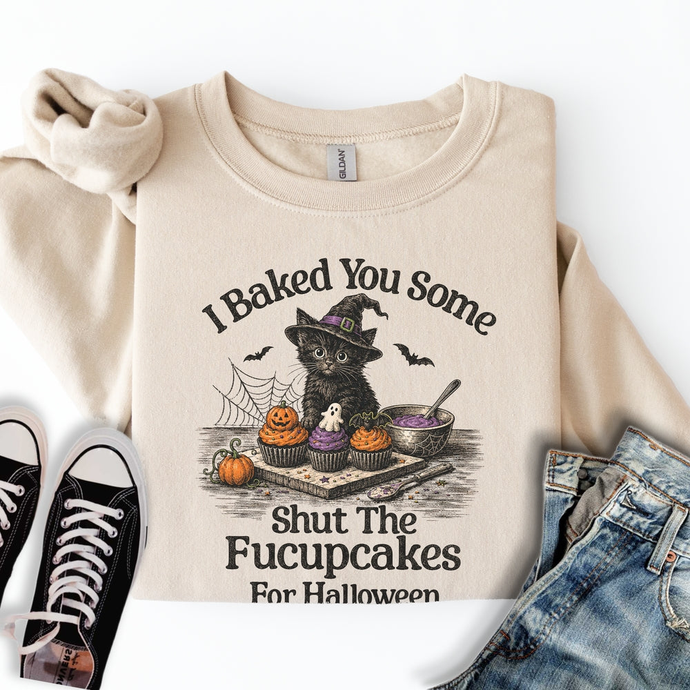 Fucupcakes For Halloween Sweatshirt