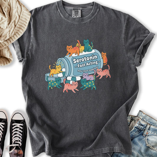 Serotonin Cat T-Shirt