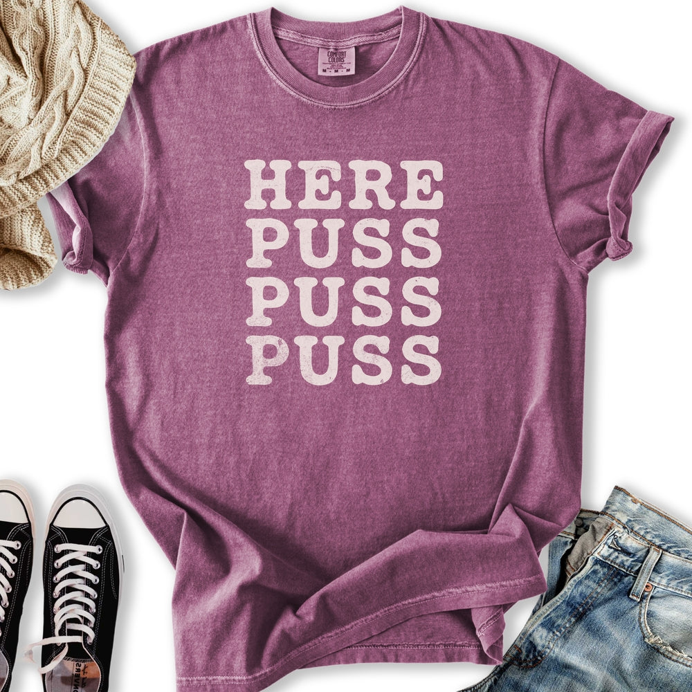 Here Puss Puss Relaxed Tee