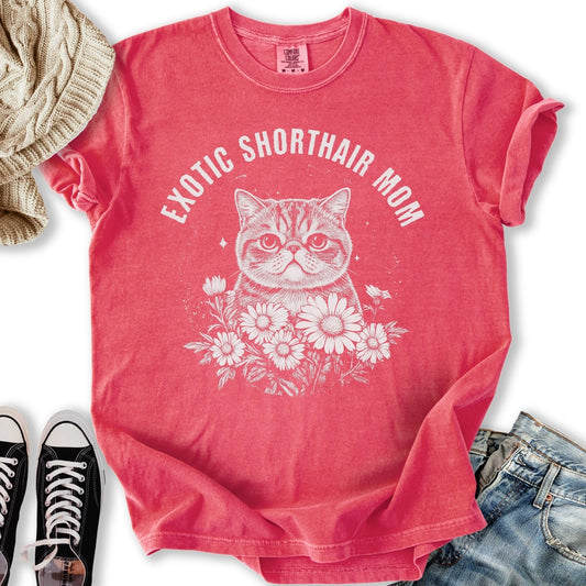 Exotic Shorthair Mom T-Shirt