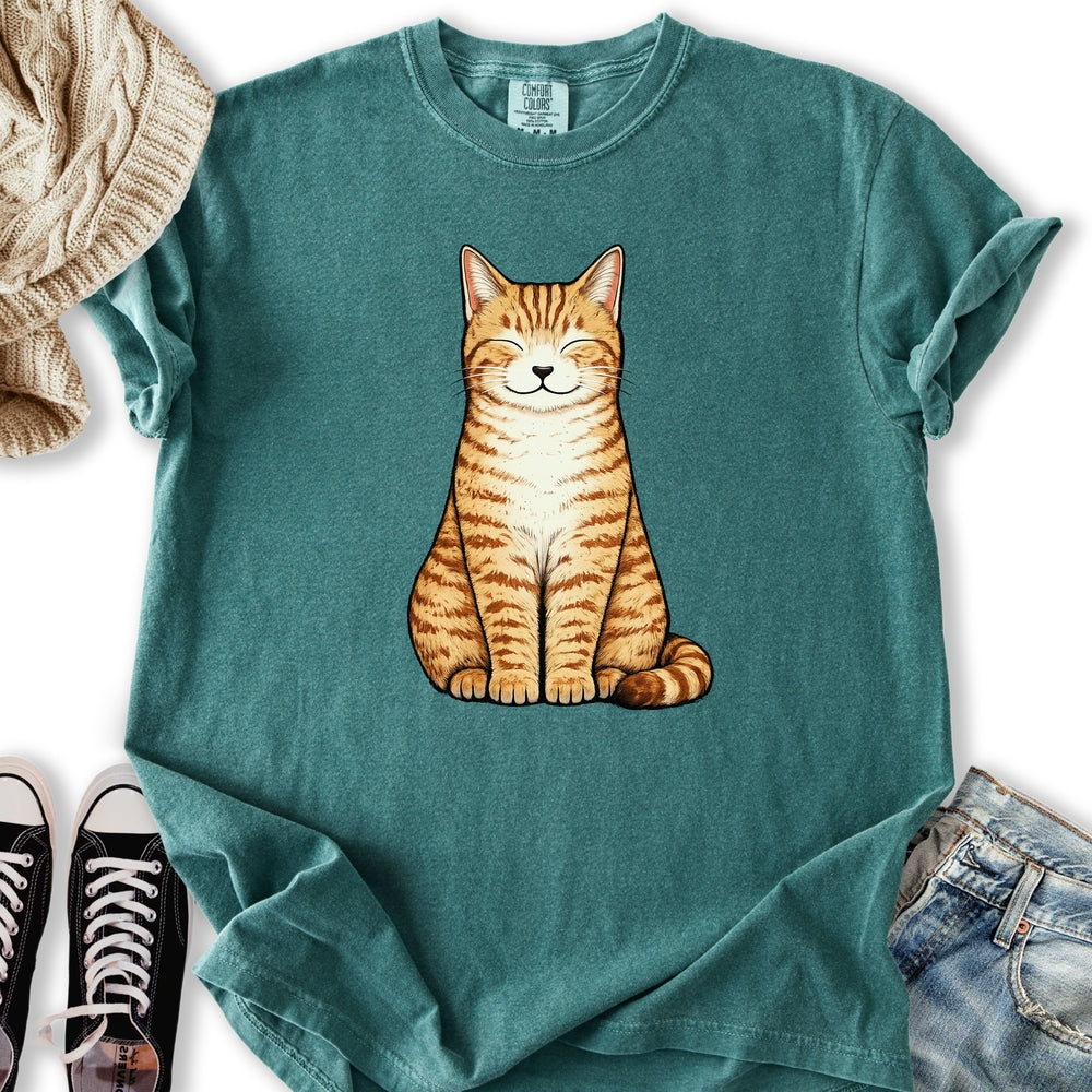 Smiling Orange Cat T-Shirt