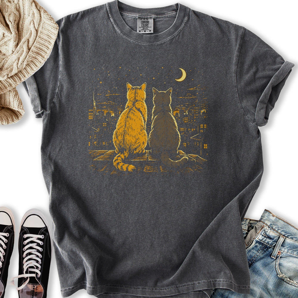 Cats In The Moonlight T-Shirt