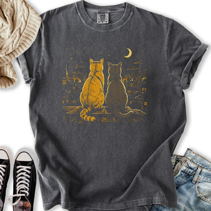 Cats In The Moonlight T-Shirt