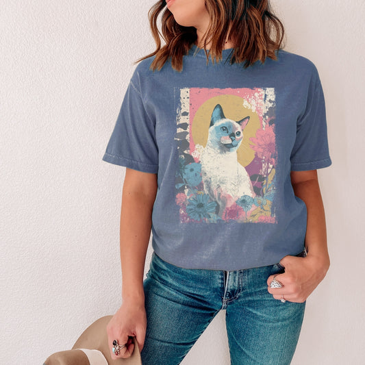 Siamese Pastel Art T-Shirt