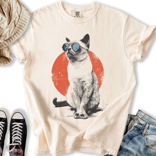 Retro Sunset Siamese T-Shirt