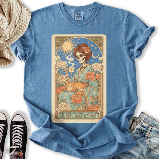 Pastel Cat Mom Tarot T-Shirt