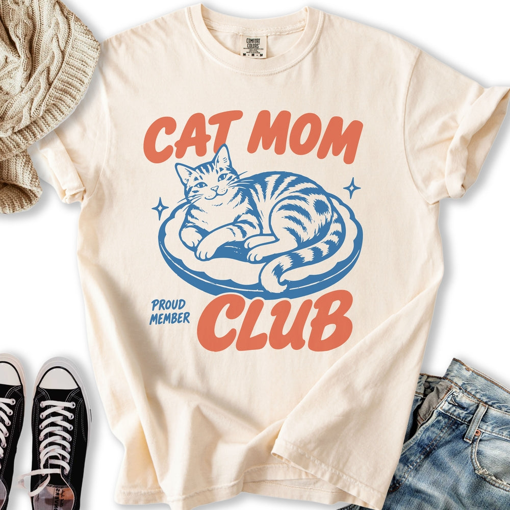 Cat Mom Club Member T-Shirt