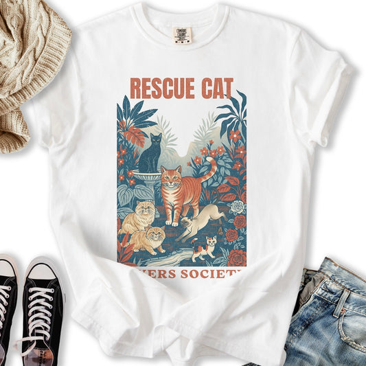 Rescue Cat Lovers Society T-Shirt