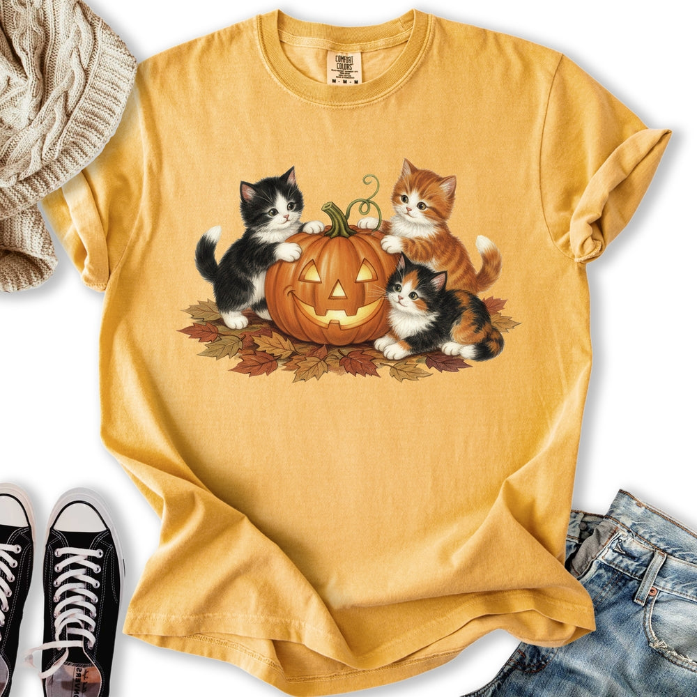Cute Fall Kittens T-Shirt