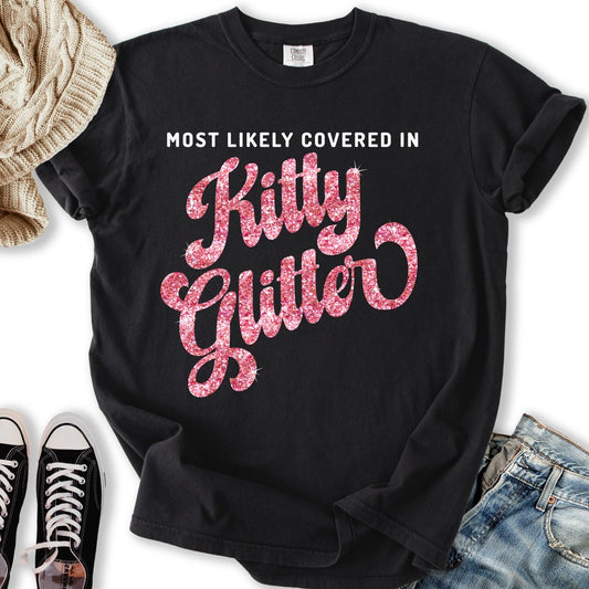 Covered In Kitty Glitter T-Shirt