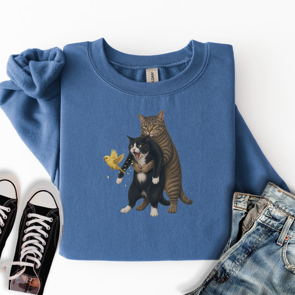 Cat Heimlich Maneuver Sweatshirt