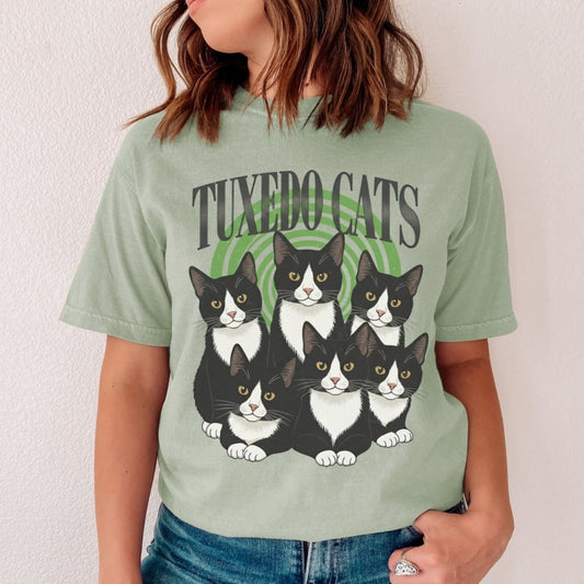Tuxedo Cats Band T-Shirt