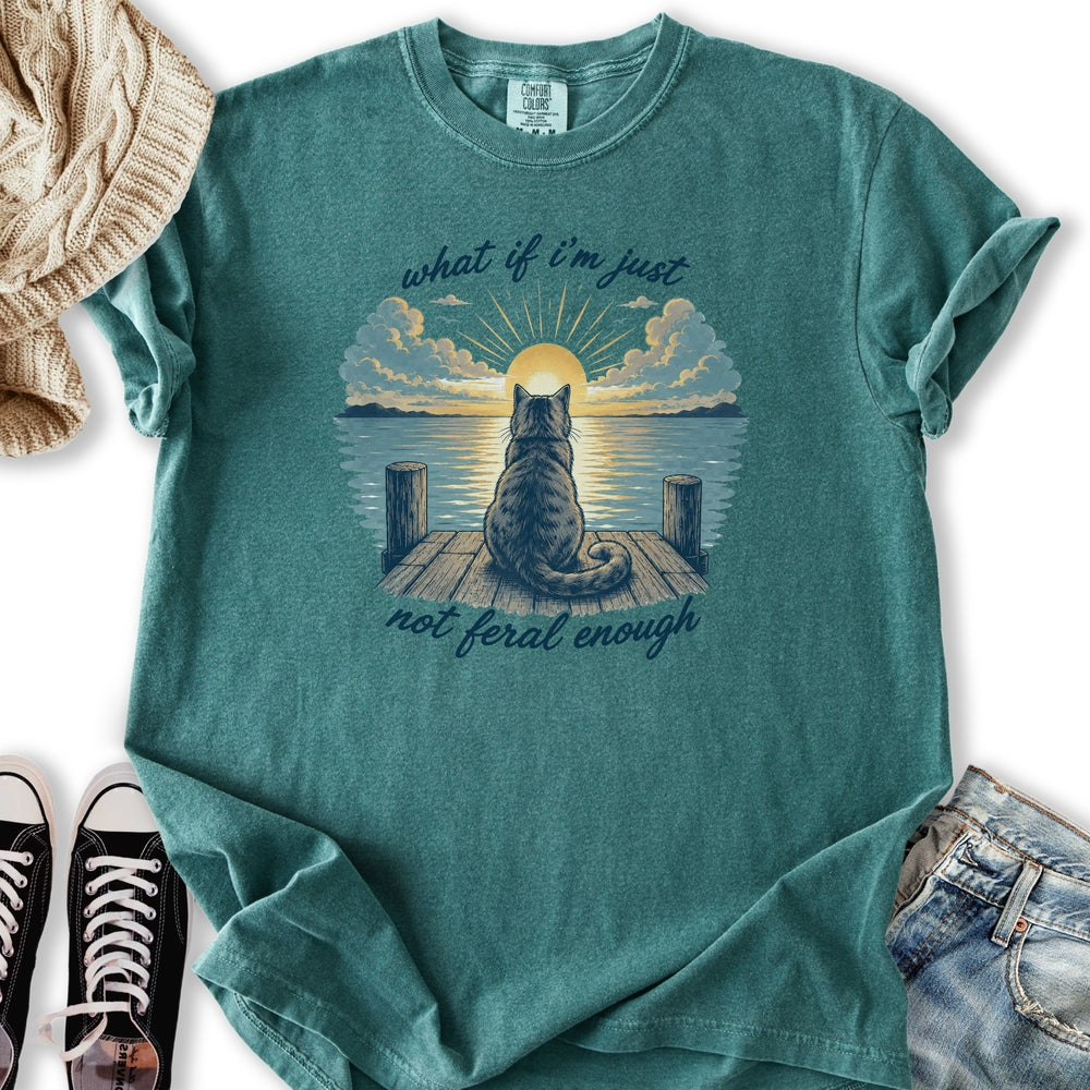 Not Feral Enough Cat T-Shirt
