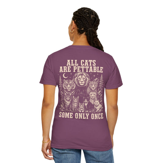 CUSTOM | All Cats Are Pettable II Relaxed Tee BACK PRINT