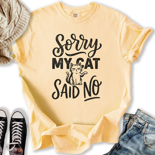 Cat Said No T-Shirt