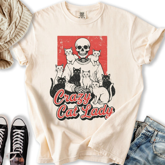 Vintage Crazy Cat Lady T-Shirt