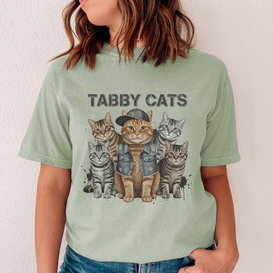 Tabby Cat Band T-Shirt
