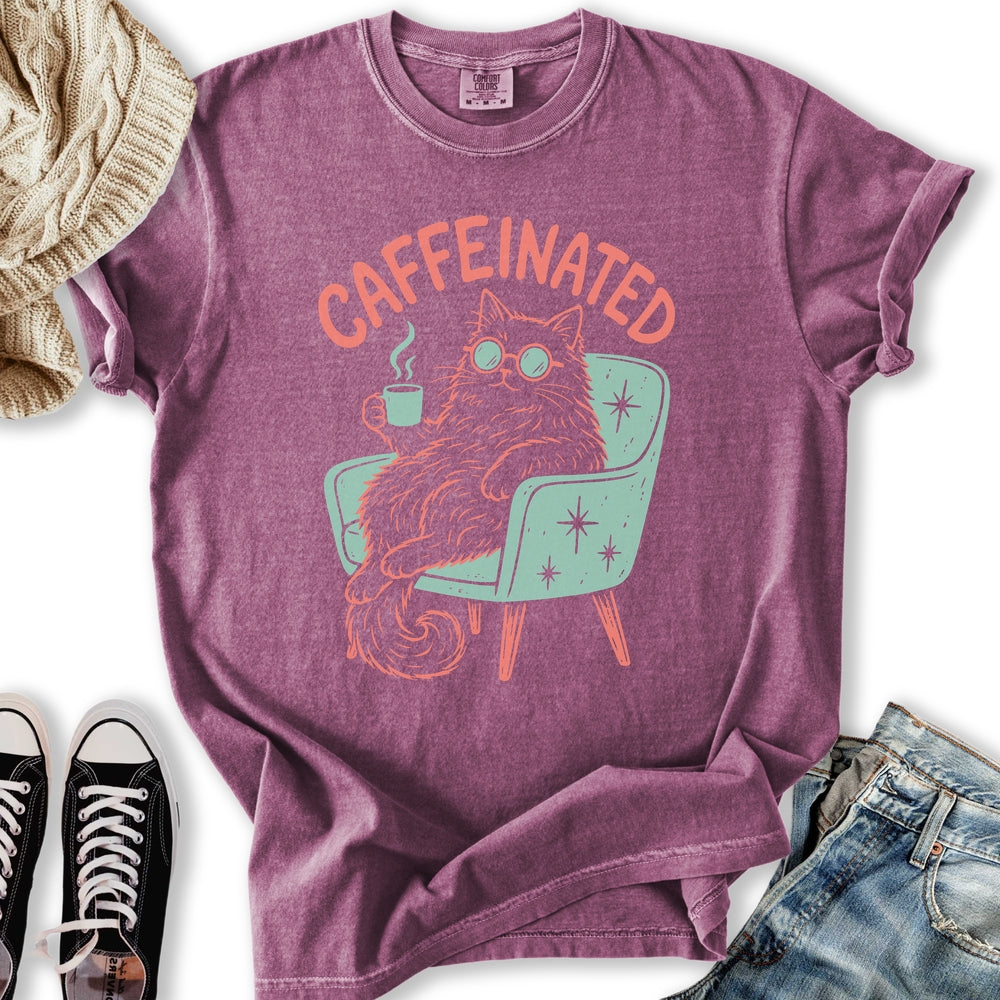Caffeinated Cat T-Shirt