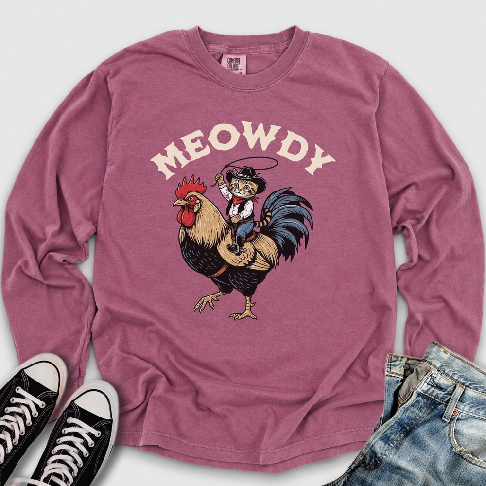 Meowdy Long Sleeve Tee
