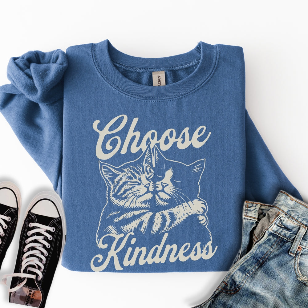 Choose Kindness Cats Sweatshirt
