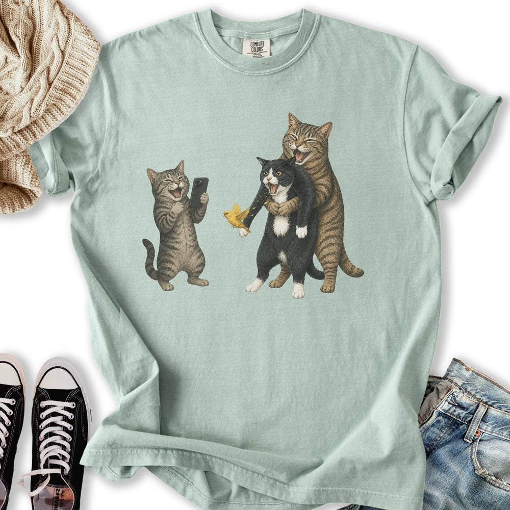 Cat Heimlich Prank T-Shirt