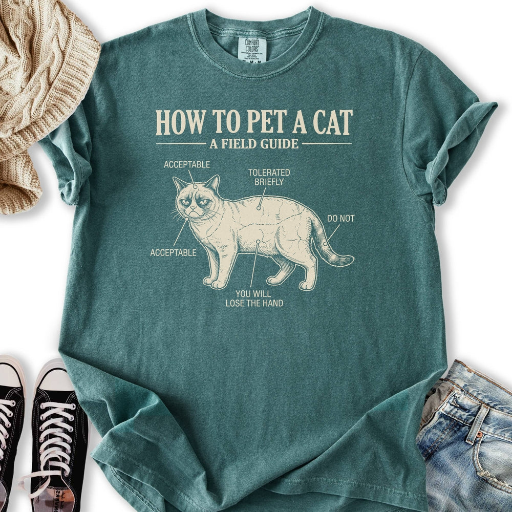 How To Pet A Cat Relaxed Tee