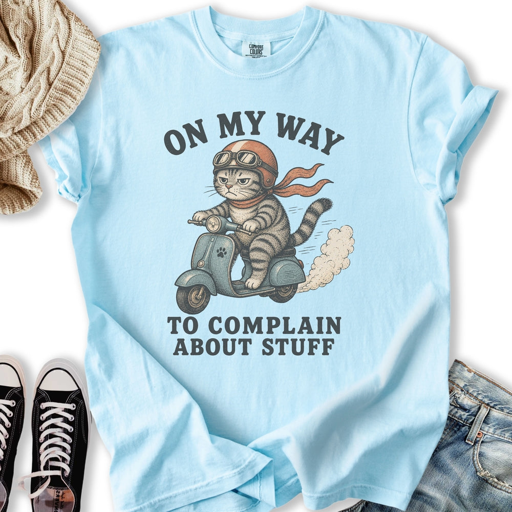 Complain About Stuff Cat T-Shirt
