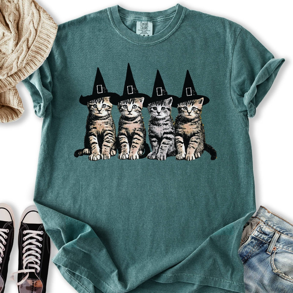 Vintage Halloween Cats Relaxed Tee