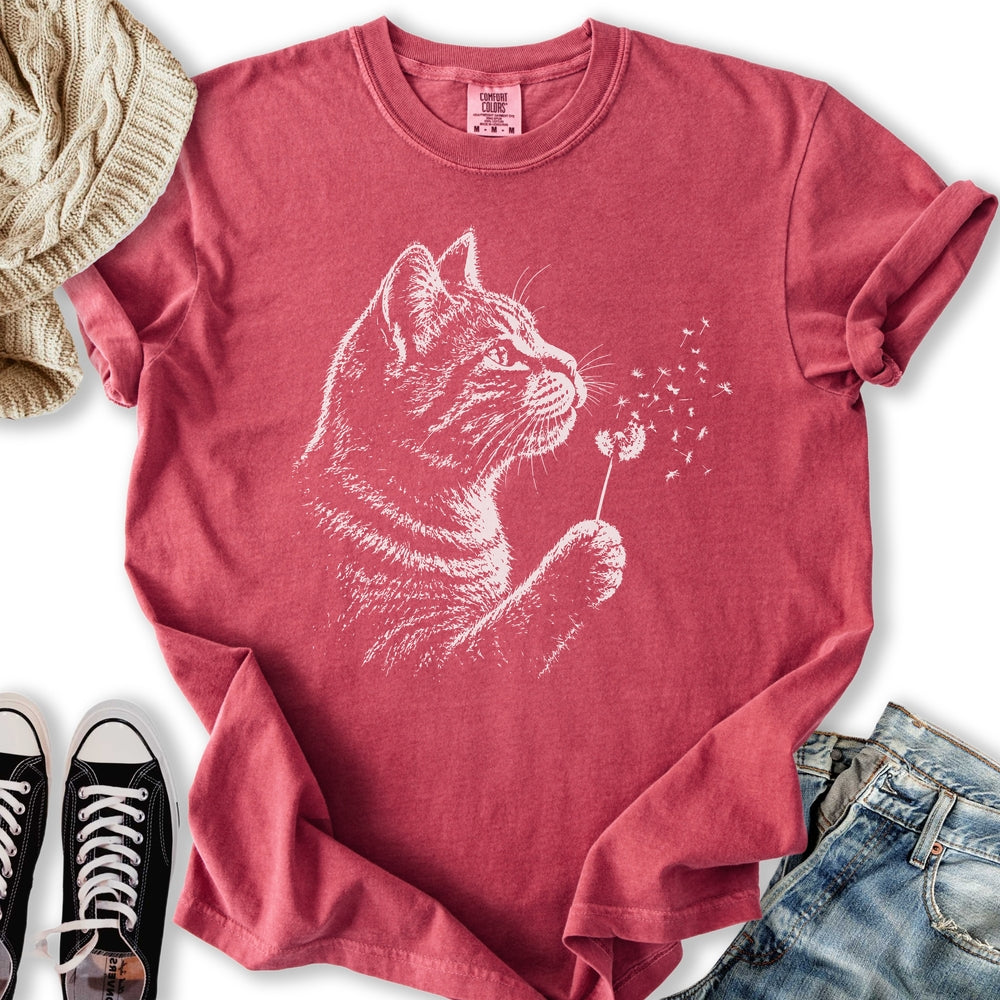 Dandelion Cat T-Shirt