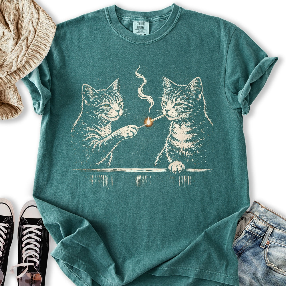 Smoking Cats T-Shirt