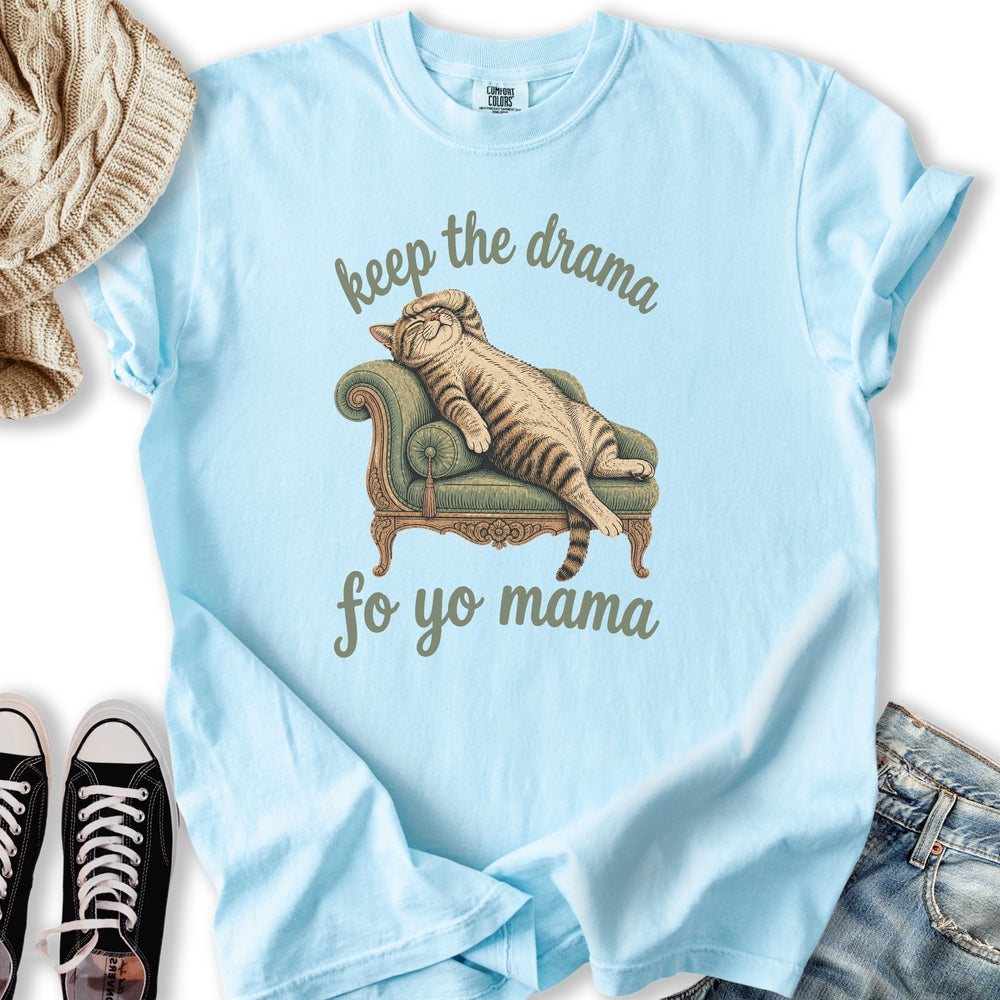 Keep The Drama Cat Relaxed Tee