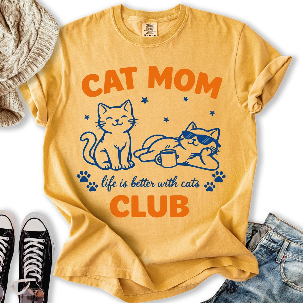 Cat Mom Club T-Shirt
