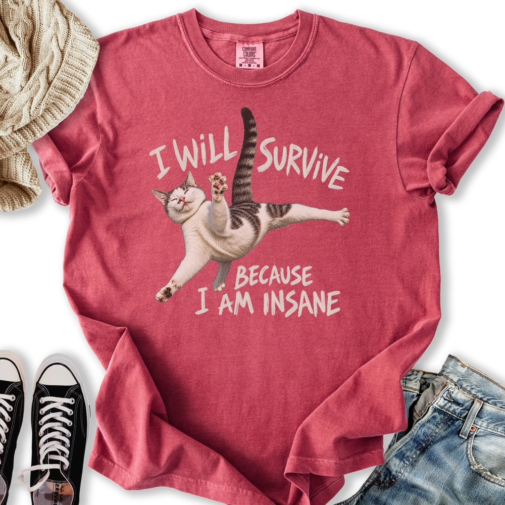 I Will Survive Cat Relaxed Tee