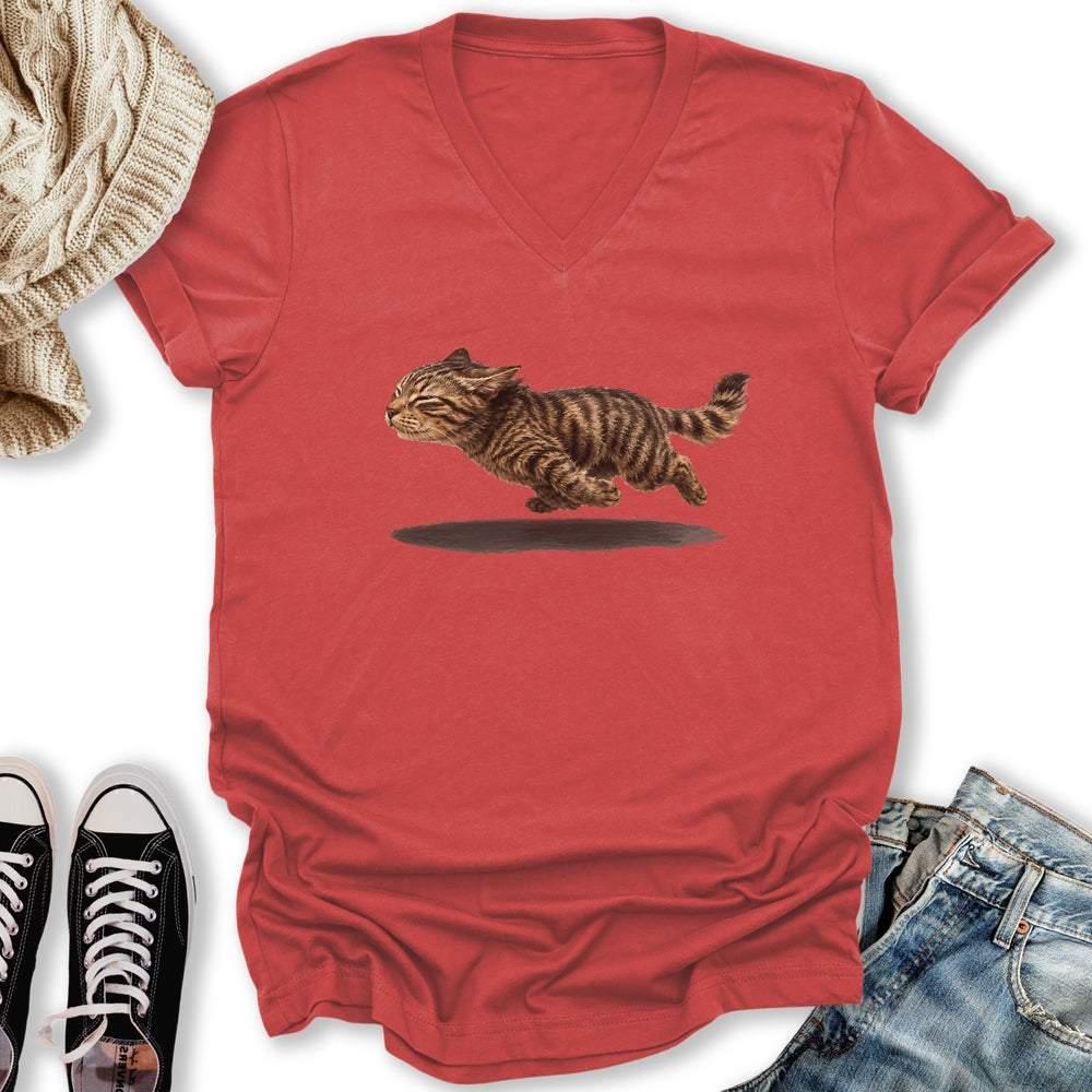 Zoomies V-Neck Tee