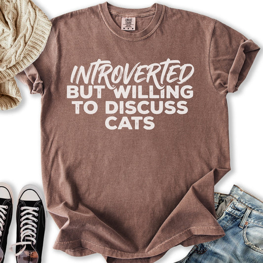 Willing To Discuss Cats T-Shirt