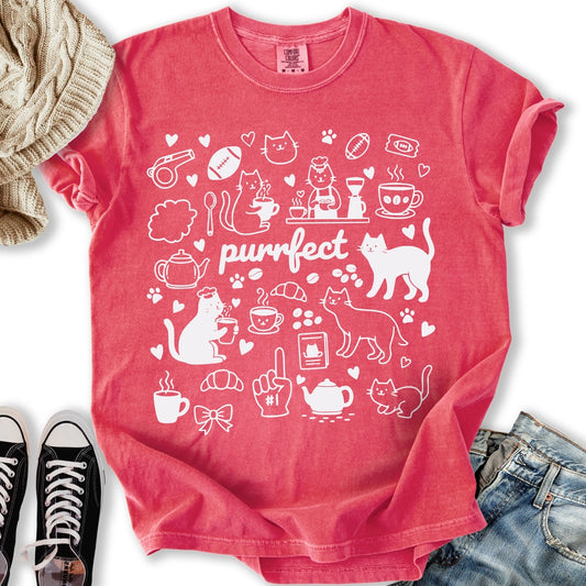 Puurfect Cat Doodle T-Shirt